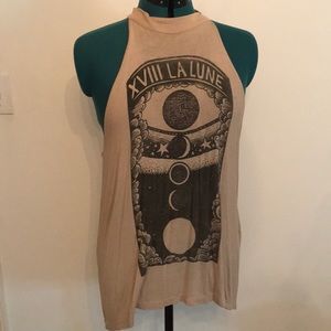 Halter cotton tank